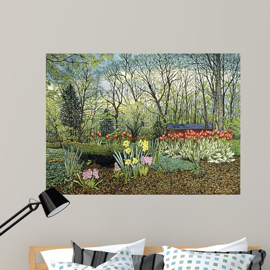 Spring Garden Wall Decal