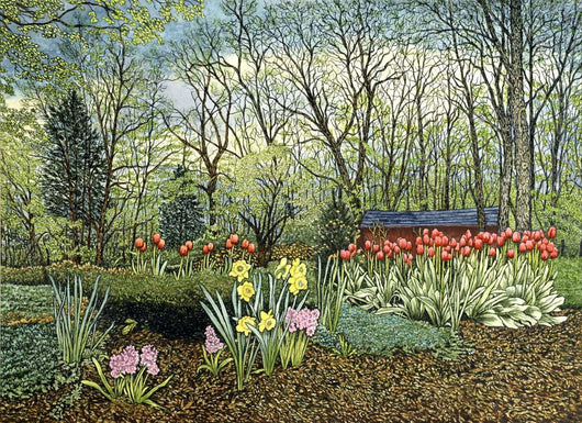 Spring Garden Wall Decal