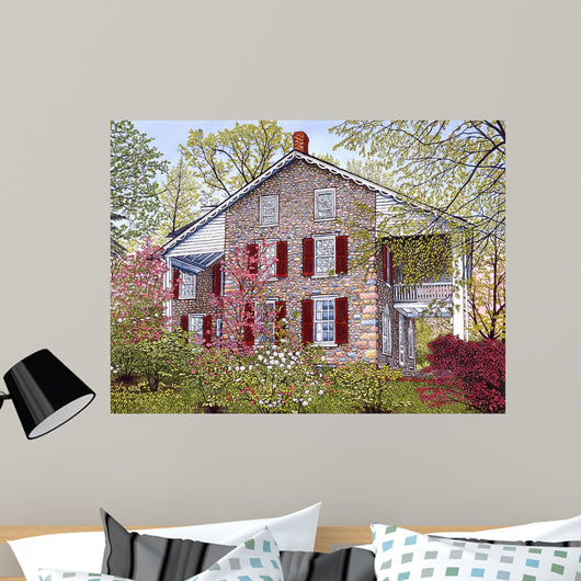 Stone House Wall Decal