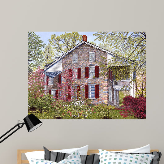 Stone House Wall Decal