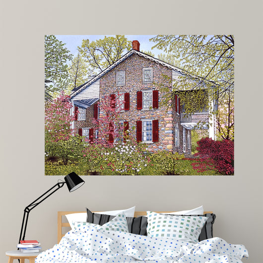 Stone House Wall Decal