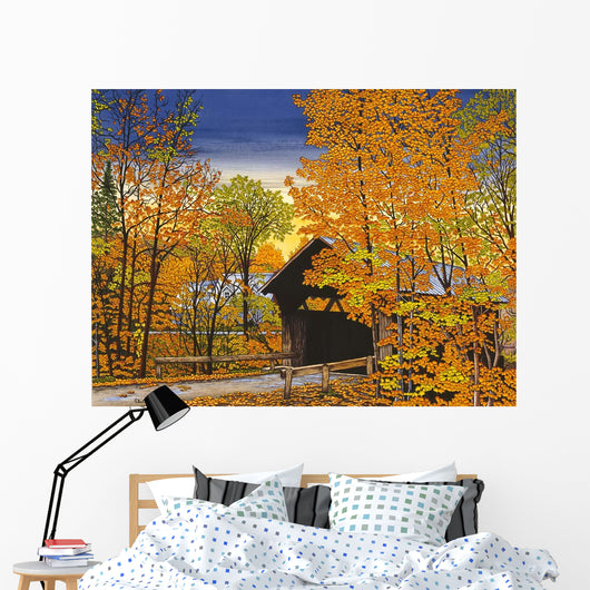 Stowe Hollow Bridge Wall Decal