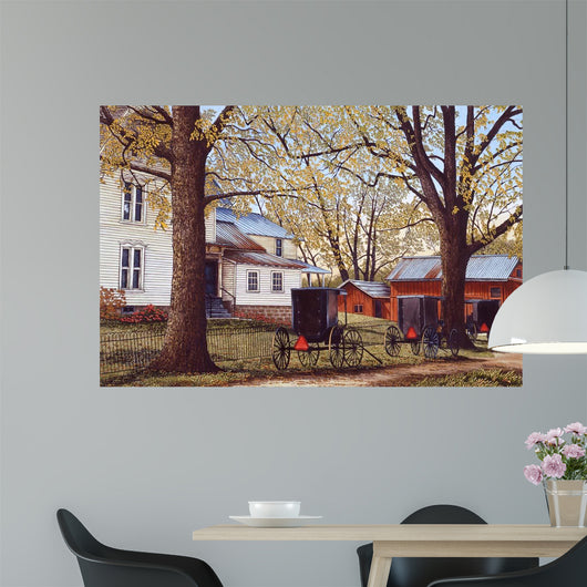 Three Buggies Wall Decal