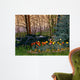 Tulips and Wagon Wheels Wall Decal