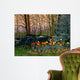 Tulips and Wagon Wheels Wall Decal