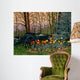 Tulips and Wagon Wheels Wall Decal