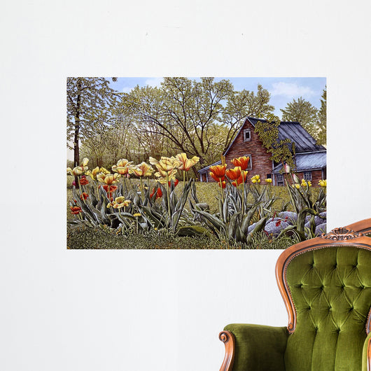 Tulips New Hampshire Wall Decal