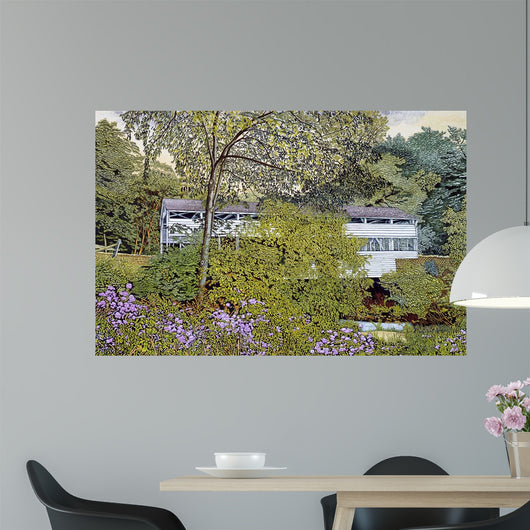 Valley Forge Covered Bridge Wall Decal