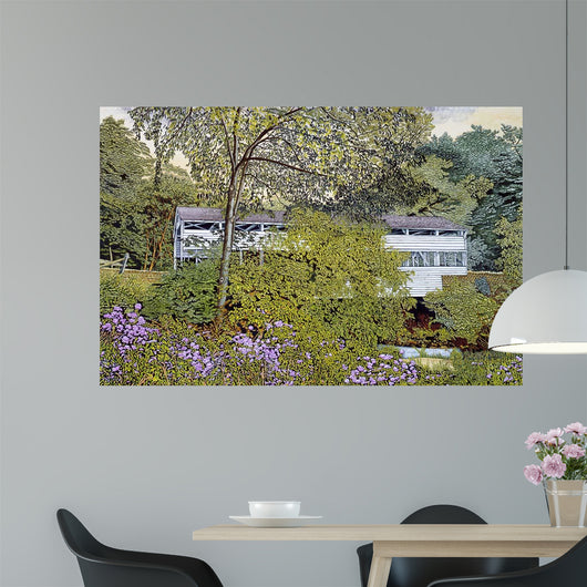 Valley Forge Covered Bridge Wall Decal