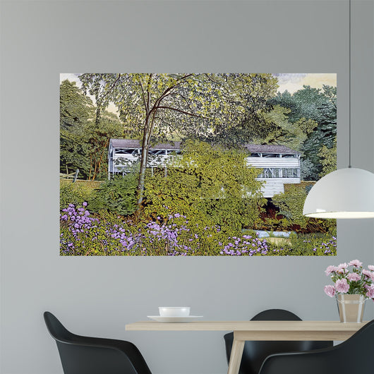 Valley Forge Covered Bridge Wall Decal