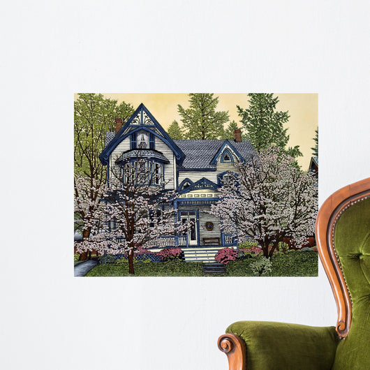 Victorian Home Wall Decal