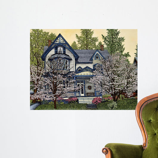 Victorian Home Wall Decal