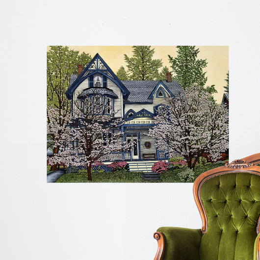 Victorian Home Wall Decal