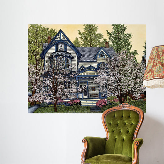 Victorian Home Wall Decal