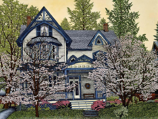 Victorian Home Wall Decal