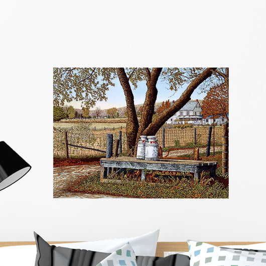 Waiting for Milkman Wall Decal