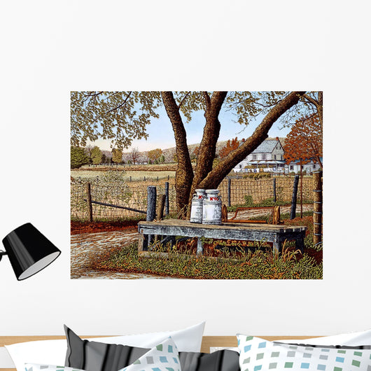 Waiting for Milkman Wall Decal