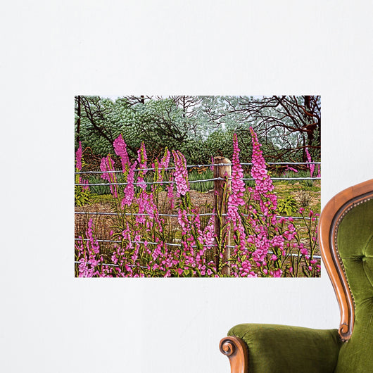 Wild Foxglove Wall Decal