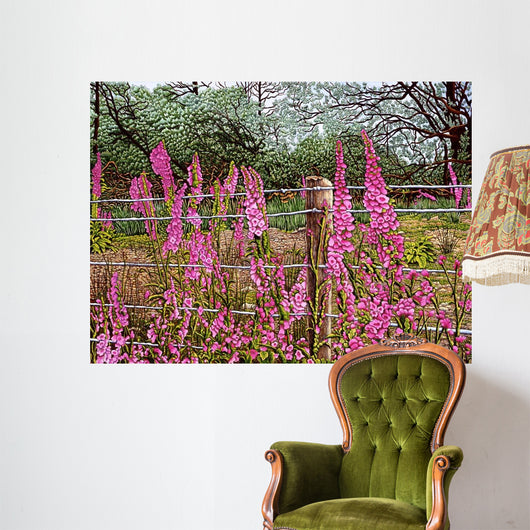 Wild Foxglove Wall Decal