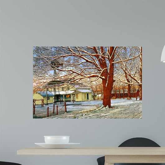 Windmill Farm Wall Decal