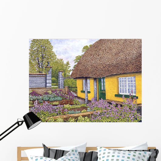 Yellow Cottage Wall Decal