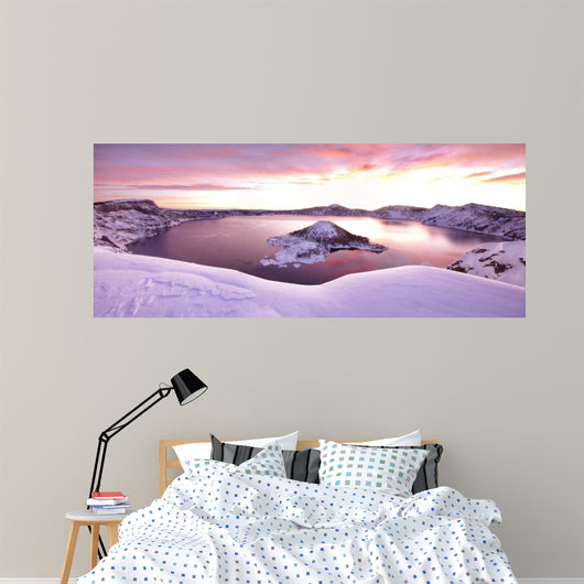 Crater Lake Pano 4 Wall Decal