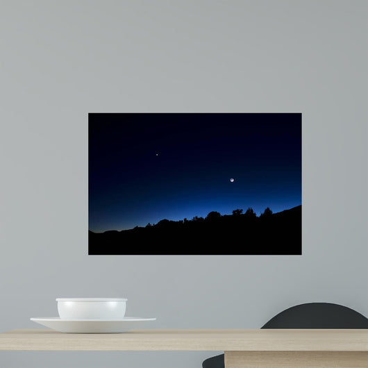 Crescent Moon Zion Wall Decal