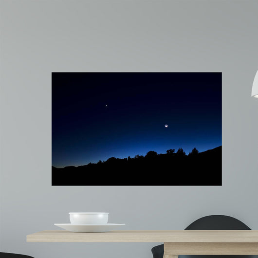 Crescent Moon Zion Wall Decal