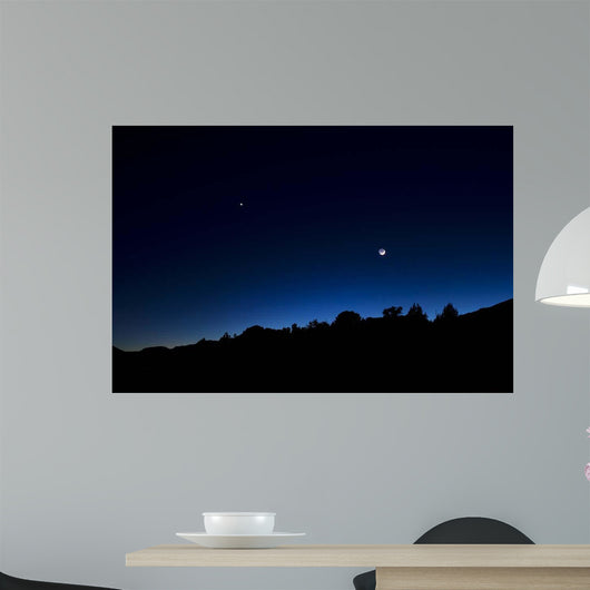 Crescent Moon Zion Wall Decal