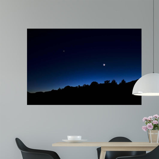 Crescent Moon Zion Wall Decal