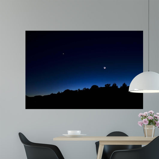 Crescent Moon Zion Wall Decal