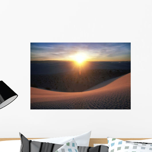 Curved Dune Spot Removed Wall Decal