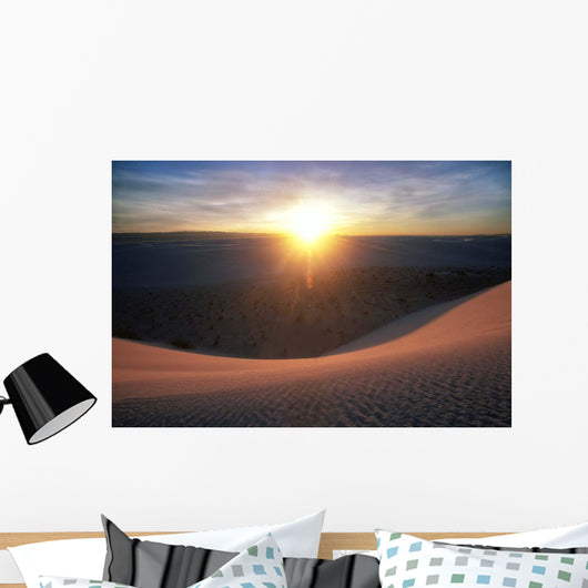 Curved Dune Spot Removed Wall Decal