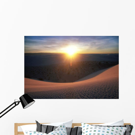Curved Dune Spot Removed Wall Decal