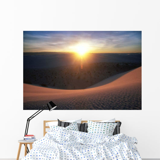 Curved Dune Spot Removed Wall Decal