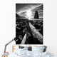 Driftwood Sun 1 Silver Wall Decal