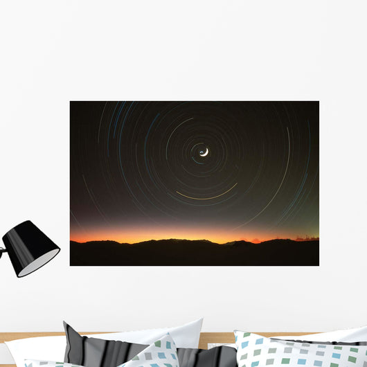 Moon North Star Wall Decal