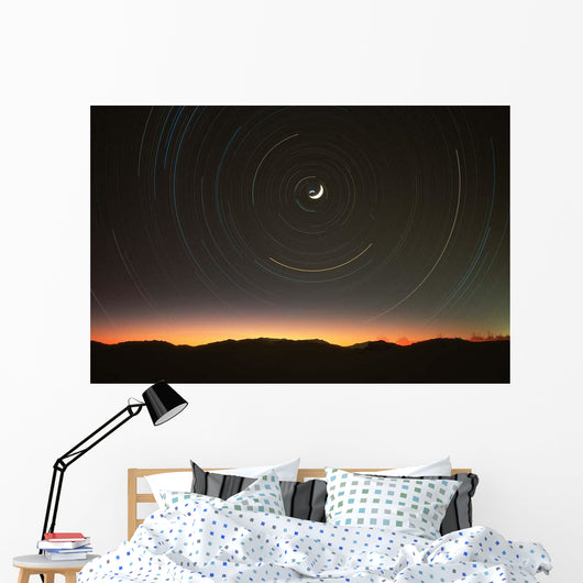 Moon North Star Wall Decal