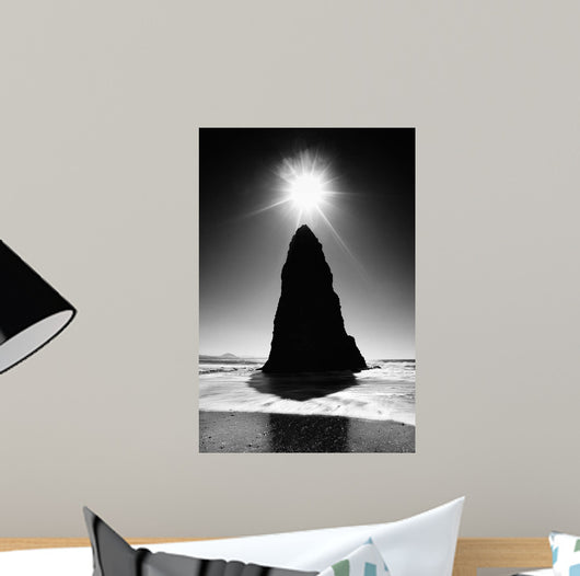 Rock Pillar Sun Wall Decal