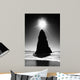 Rock Pillar Sun Wall Decal