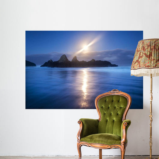 Seal Rock Vert Moon Wall Decal
