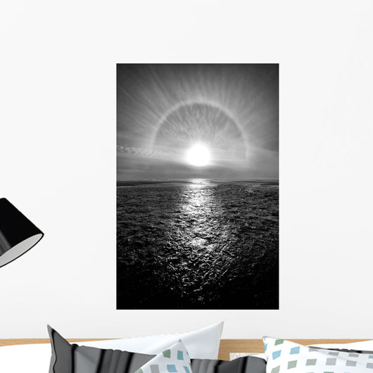 Sun Halo Streak Silver Wall Decal