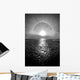 Sun Halo Streak Silver Wall Decal