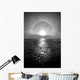 Sun Halo Streak Silver Wall Decal