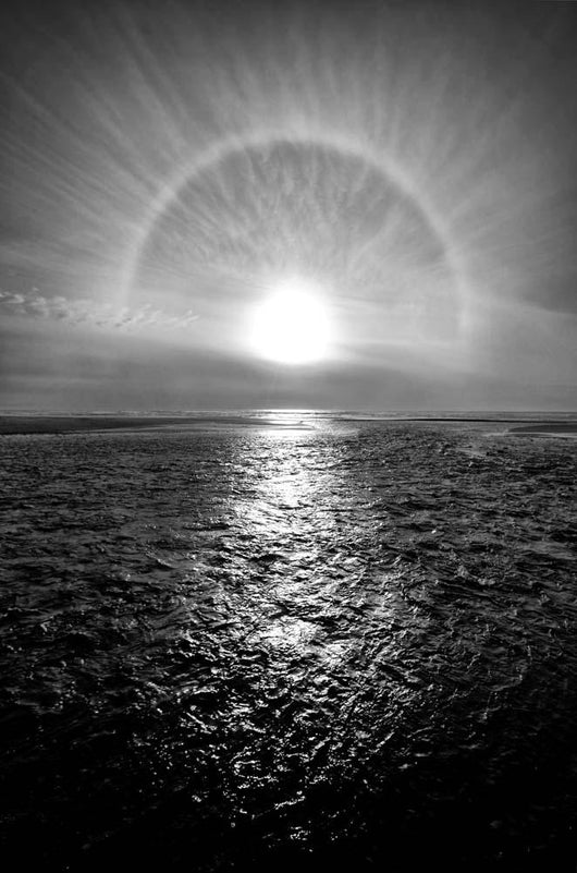 Sun Halo Streak Silver Wall Decal