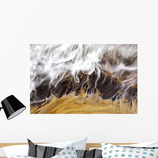 Receding Wave Wall Decal