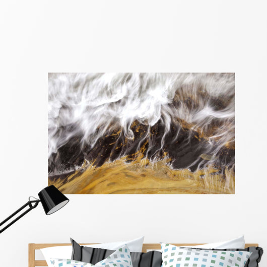 Receding Wave Wall Decal
