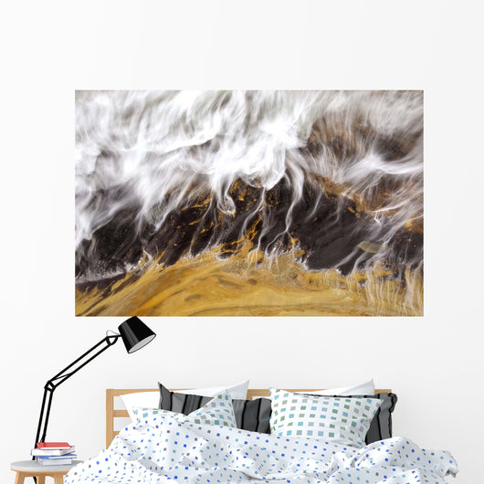 Receding Wave Wall Decal