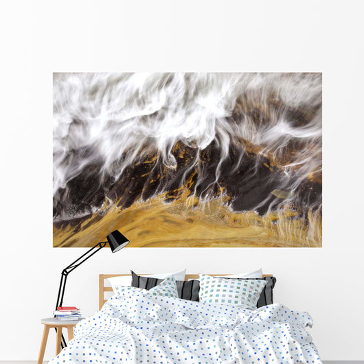 Receding Wave Wall Decal