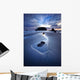 Reflection Whale Head Wall Decal